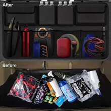 Trunk Car Organisers Backseat Hanging Car Organisers with 8 Large Storage Bag