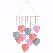 Wall tapestry - OKUMGGYJ - Macrame tapestry - 40x89 cm - Cotton and wood - Bohemian style