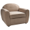 Beliani Armchair ELLEDE Boucle Light Brown 4