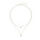 Double-layer Heart Necklace Summer Pearl Stacking Necklace 1