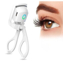 Heated eyelash curler - Brand - Model - Fast heating - 2 heating modes - Soft silicone