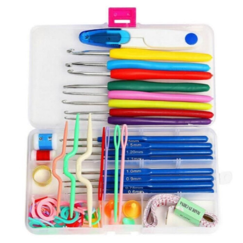 Knitting Kit, Knitting Tools, Accessory Kit Box, Knitting Hooks, Necessary Knitting Accessories