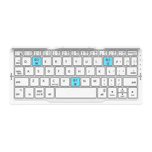 Portable Folding Wireless Bluetooth Keyboard for Mobile Phone