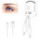 Heated eyelash curler, USB charging, 3 temperature modes, safe, long-lasting, fast 1