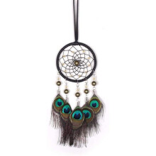 Feather dreamcatcher for car interior, rearview mirror pendant, feather dreamcatcher, car charm, B