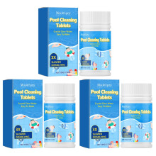 Pool Cleaning Tablets,Hot Tub And Spa Chlorine Tablets,Multifunction Algaecide Clarifier