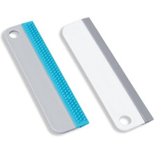 2X Window Squeegees, Shower Squeegees, Silicone Cleaning Squeegees for Mirrors, Windows and Surfaces in the Kitchen