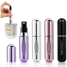 4-piece travel perfume bottle set, 5ml mini portable travel perfume bottle, empty and refillable PZCC perfume