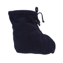 Warm socks for feet in casts - Vvikizy - Thickened and padded - Black - fleece composite fabric - L