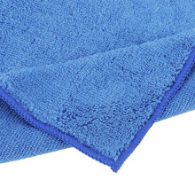 10 Blue 30cm Square Microfibre Hand Towels