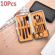 Eyebrow Makeup, Tweezers, Eyebrow Razor, Curved Stainless Steel Scissors, Eyebrow Care Tool Set