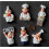 Extra-large 3D chef magnets for refrigerator, decorative and practical, set of 6 1
