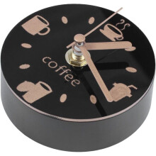 Refrigerator Magnets, Self-Adhesive Wall Clock, Digital Souvenir, White PZCC