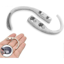 Anti-theft Detacher, Security Detacher, 2 Pieces Anti-theft Hook Detacher, Security Lock Key for Eas Separator Clothes Shoes Lapel Pins Hard Tags