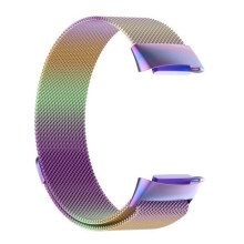 Stainless Steel Milanese Smart Watch Band Strap for Fitbit Charge 5 - Multicolor