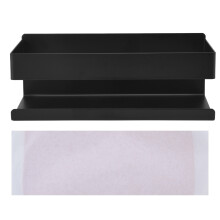 Matte Black Bathroom Rack 15kg