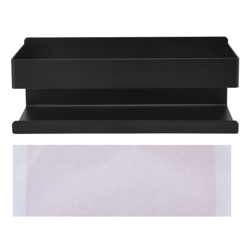Matte Black Bathroom Rack 15kg