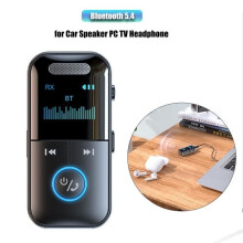 4 in 1 Bluetooth Transmitter Receiver - MOOHOP - Bluetooth 5.4 - 200 mAh - AUX/RCA - TF Card Support