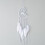 Dreamcatcher - MXZZAND - Handwoven - Wall Decor - Windfall Pendant - White 1