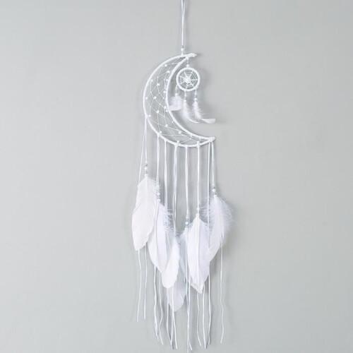 Dreamcatcher - MXZZAND - Handwoven - Wall Decor - Windfall Pendant - White