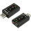 Connectland AD-USB-TO-AUDIO-MIN USB Audio Adapter - Black 1