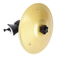 OMABETA Car Vent Drum Cymbal Car Crash Clear Cymbal Clear Sound High Volume Fun Air Air Deco Decor Gold