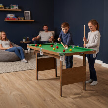 Charles Bentley Junior 4ft American Pool Table With Pool Balls And 2 Cues