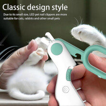 Pet nail clippers with LED Lights cat nail clippers for indoor cats nail trimmer