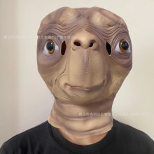 (Brain Alien) Human & Animal Head Mask Set, Scary Funny Halloween Cosplay