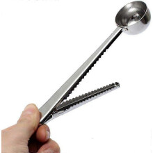 7inch Coffee Scoop with Bag Clip,coffee Spoon Measuring,for Ground Coffee And Beans,stainless Steel