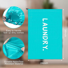 2 Pack XL Travel Laundry Bag, Machine Washable Dirty Clothes Organizer with