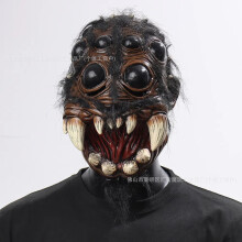 (Spider Monster) Human & Animal Head Mask Set, Scary Funny Halloween Cosplay