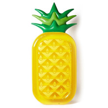 (Pineapple floating shelf 180*90*20cm) Inflatable Water Floating Bed Adult Swim Ring Water Ride Foldable Lounge Chair
