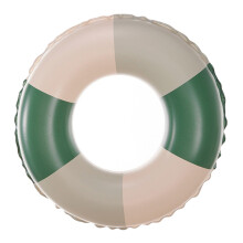 (Size 60, suitable for ages 2-4, retro patchwork - green) Adult Child Swim Ring Thickened PVC Life Buoy Sequin Cartoon Underarm Swim Ring