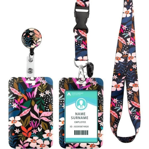 Badge Holder - MARSEE - Neck Strap - 100% Polyester - 5 Colors - Soft and Durable