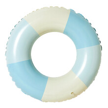 (Size 60, suitable for ages 2-4, retro patchwork - blue) Adult Child Swim Ring Thickened PVC Life Buoy Sequin Cartoon Underarm Swim Ring