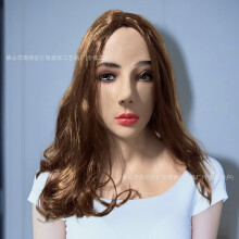 (Eyeless beauty) Human & Animal Head Mask Set, Scary Funny Halloween Cosplay