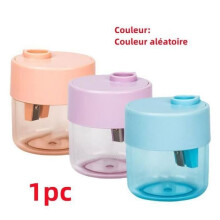 Pencil Sharpener - Single Hole - ABS Plastic - Random Color - Compact and Portable - For Children and Artists - Color: Pencil Sharpener