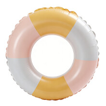 (70# Suitable for ages 5-9, retro patchwork - yellow) Adult Child Swim Ring Thickened PVC Life Buoy Sequin Cartoon Underarm Swim Ring