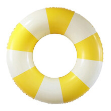 (90# Retro Swim Ring for Adults - Yellow) Adult Child Swim Ring Thickened PVC Life Buoy Sequin Cartoon Underarm Swim Ring