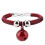 Cat collar - OKUMGGYJ - Red - Adjustable - With bell 1