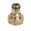 Faucet connector - SILVERLINE - Brass faucet nozzle - Quick connection - 3/4" BSP - Durable 1