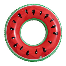 (80# Fruit Circle - Watermelon) PVC Inflatable Fruit Swim Ring for Adults & Kids, Thickened Water Toy, Underarm Ring 