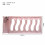 (Red bean paste powder jelly float) Inflatable Foldable Striped Floating Bed Water Lounger Pool Hammock Lounge Float Raft 1