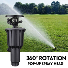 TEMPSA Pop-up Spray Sprinkler for Hose - 360 Rotating Sprinkler for Lawn and Garden