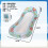(Transparent mesh floating watermelon) Inflatable Foldable Striped Floating Bed Water Lounger Pool Hammock Lounge Float Raft 1
