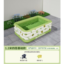 (1.2-meter four-story basic model) Children's Inflatable Pool, Extra Large Thickened for Home, Outdoor Family Kids Baby Pool