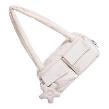 Ruime schoudertas Praktische nylon werktas Modieuze-Beige