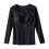 Comfortable Nursing Top Breastfeeding Top for-Black XXL 1