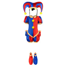 (Pomni03—Pamni 03 Adult S) The Amazing Digital Circus Cosplay Costume Pomni Jester Costume